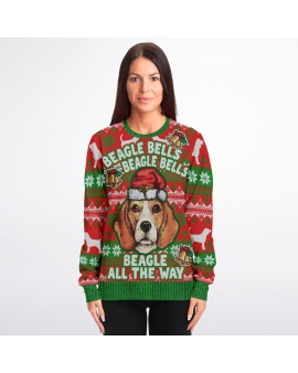 Beagle Bells Ugly Christmas Sweatshirt