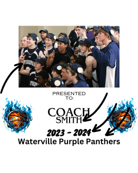 Personalized Basketball Coach plaque