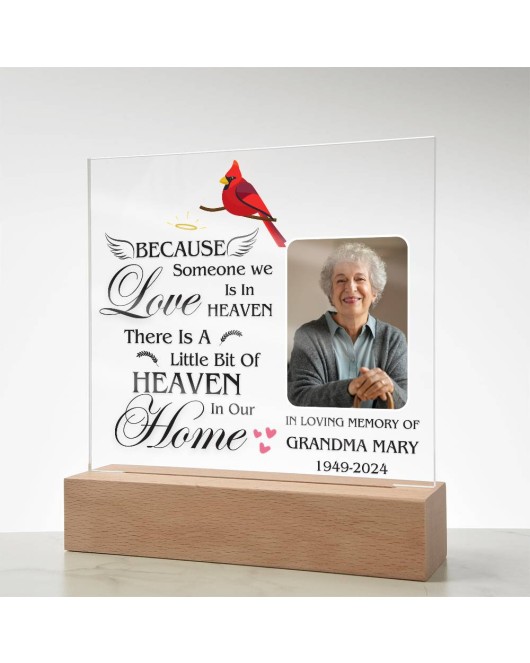 Love From Heaven Memorial Acrylic