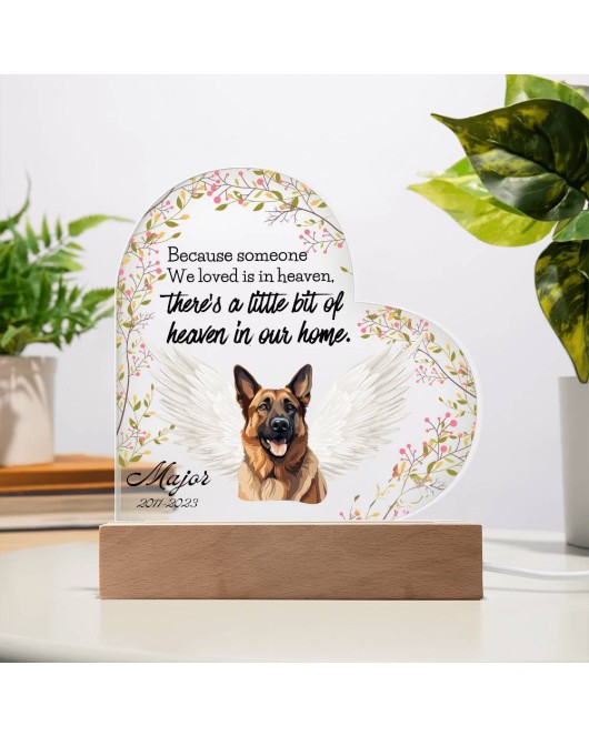 Heaven In Our Home Personalized Pet Acrylic