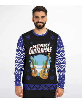 Merry Guitarmas Ugly Christmas Sweatshirt