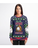 Baseball Home Ugly Christmas Sweatshirt