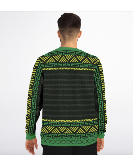 Looking at my Putt Ugly Christmas Sweatshirt